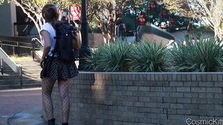 Voyeur College sluts no Lingerie Showing Off at Library