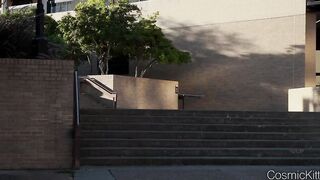 Voyeur College sluts no Lingerie Showing Off at Library