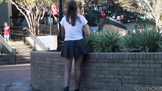 Voyeur College sluts no Lingerie Showing Off at Library