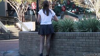 Voyeur College sluts no Lingerie Showing Off at Library