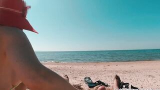 Tiffany and her bf pounded on the beach