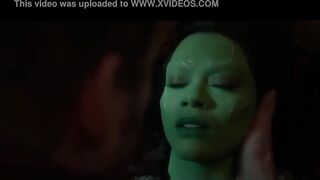 Guardians Parody Green Alien Fucks and Blows
