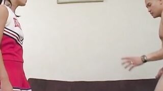 Lucky man gets his penis blown off by a beautiful perky hooters