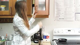 Hot 19 year old masturbates while smelling a pair of red underwear