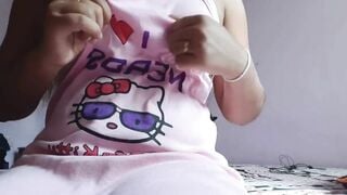 sexy Punjab Amature School Girl Play with Natural Boobs