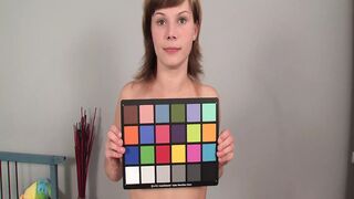 Anal jizzed! 19 year old bimbo gets long penis up her tight butt!