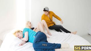SISPORN. Bae wakes up stepbrother and they have taboo sex