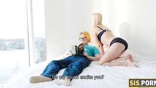 SISPORN. Bae wakes up stepbrother and they have taboo sex