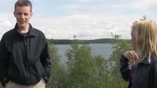 finnish 19 yo outdoor - outdoors beach three-way groupsex