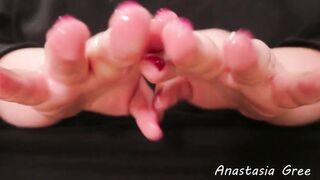 Plump bbw hand Hand bondage Irresistible fingering #6