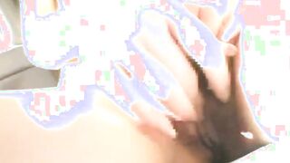 Adorable eastern solo teenie fingerbangs her snatch