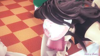 Pokemon Anime - Hilda Bj and boobjob (Uncensored) - Japanese oriental Manga cartoon game porn