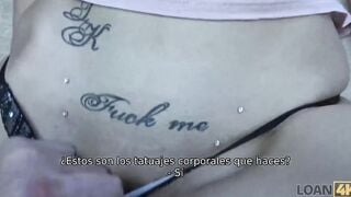 LOAN4K. Tattoo artist has anal sex to got the cash