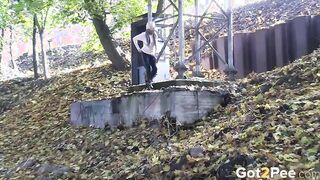 Sunlight Sparkles Off This Outside Piss Stream