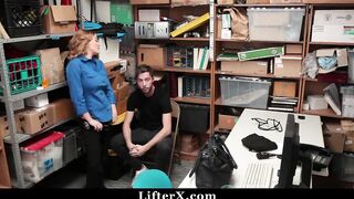 Big Titted Security Mom Fucks Young Shoplifting Dude