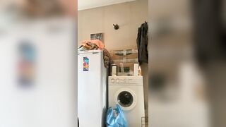 While washing, I found my lucky bra and decided to try it on