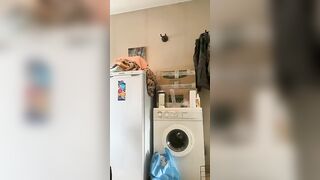 While washing, I found my lucky bra and decided to try it on