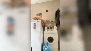 While washing, I found my lucky bra and decided to try it on