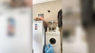 While washing, I found my lucky bra and decided to try it on