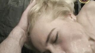 BEX TV Petite blonde teenagers bimbo gang bang