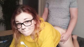 European Cat 19 Year Old gets banged rough inside doggy and missionary point of view