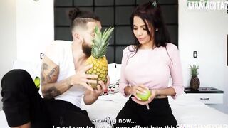 MAMACITAZ - (Mila Garcia, Logan Salamanca) Slender Long Jugs Hispanic Colombiana First Casting Tape