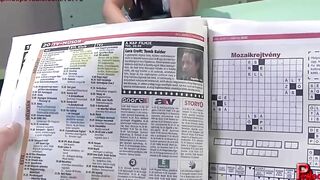 Perfect Cipriana has to take her exam. And she is into trouble, when she cheating. He professor humiliates her, torments her, and fucks her, with his long cock.