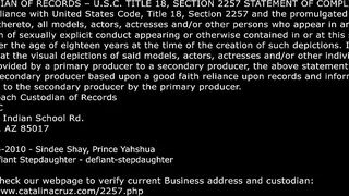 DOWN FOR big black dick - Sindee Shay step daughter needs big black dick Prince Yahshua