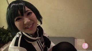 [Hentai Cosplay] Concealed Met with a Perfect women inside Costume Play. She give a passionate fellatio with her body lit up by electric masturbation. - intro