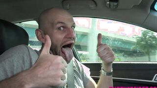 Super Sexy Angel Flew Cross country for her first porn video