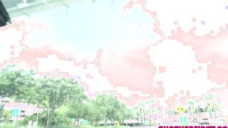 Super Sexy Angel Flew Cross country for her first porn video