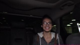 Super Sexy Angel Flew Cross country for her first porn video