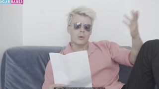 The casting of Turkish cunt with mouth Emine from Turkey