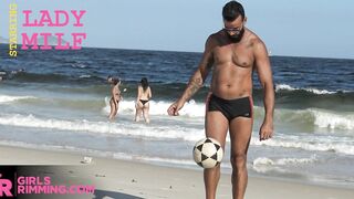 GIRLSRIMMING - Brazilian rimming banzai and anal action with Lady Milf
