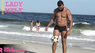GIRLSRIMMING - Brazilian rimming banzai and anal action with Lady Milf