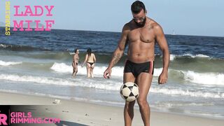 GIRLSRIMMING - Brazilian rimming banzai and anal action with Lady Milf