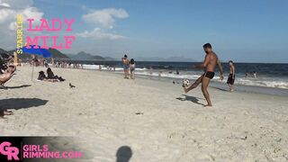 GIRLSRIMMING - Brazilian rimming banzai and anal action with Lady Milf