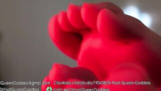 Red Lit Bandaged Soles Part one