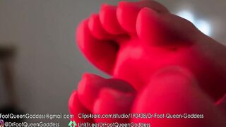 Red Lit Bandaged Soles Part one