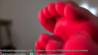 Red Lit Bandaged Soles Part one