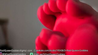 Red Lit Bandaged Soles Part one