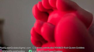 Red Lit Bandaged Soles Part one
