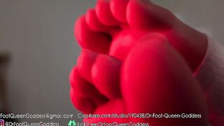 Red Lit Bandaged Soles Part one