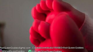 Red Lit Bandaged Soles Part one