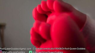 Red Lit Bandaged Soles Part one