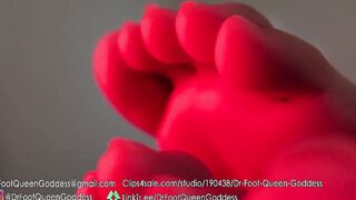 Red Lit Bandaged Soles Part one