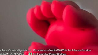 Red Lit Bandaged Soles Part one