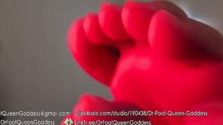 Red Lit Bandaged Soles Part one