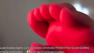 Red Lit Bandaged Soles Part one