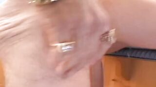 Filthy cougar whore takes a hardcore pounding from behind